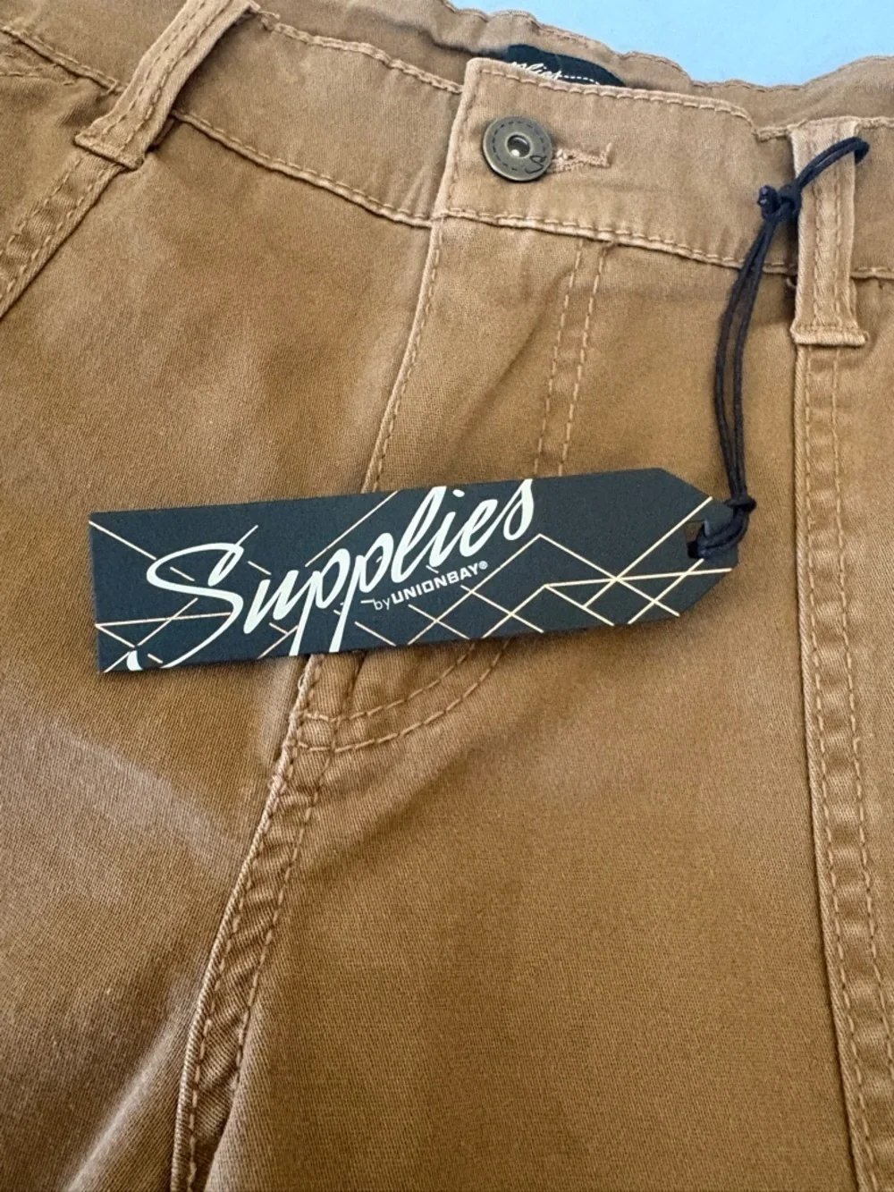 Supplies by Unionbay Brown Grayson Utility Shorts Size 12 New with tags - Picture 6 of 14